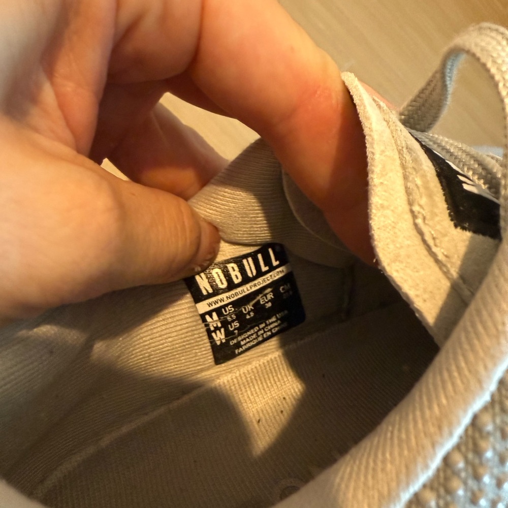 NOBULL Women's Gray and Pink Trainers, lifting athletic gym sneaker shoes - Picture 6 of 14